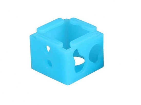 Heat block sok/sleeve XCR BP6 siliconen blauw